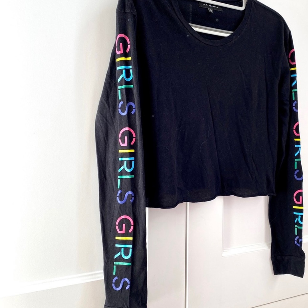 Cropped Long Sleeve Shirt